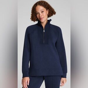 SPANX Half Zip Tunic